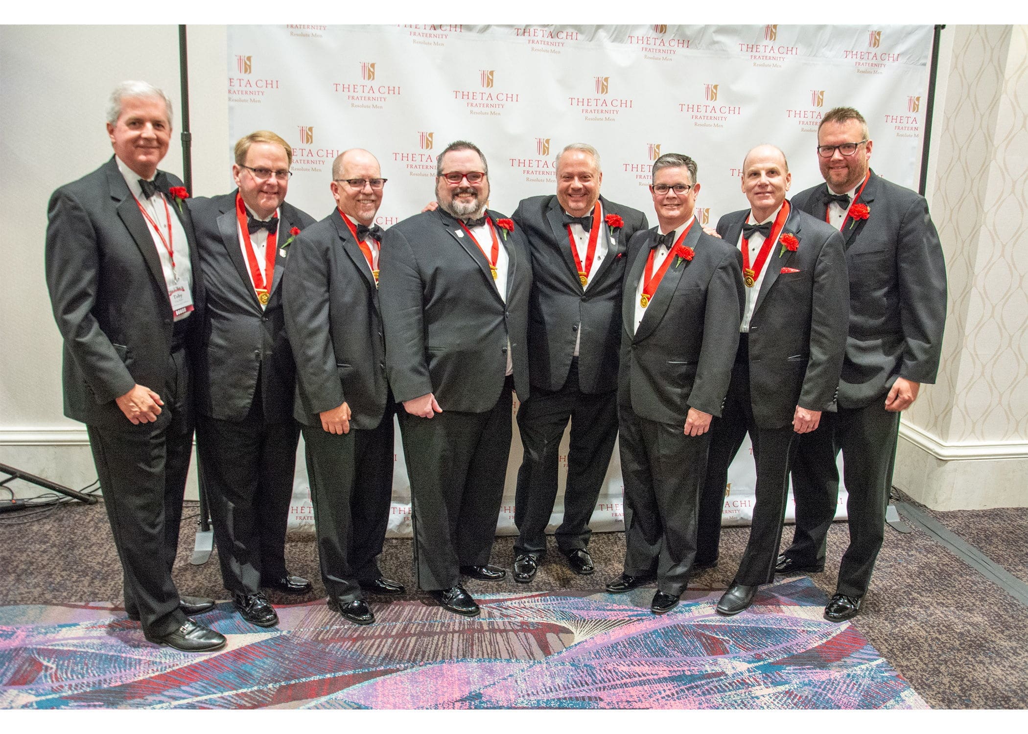 2018/2020 Grand Chapter - USE THIS Group of men in formal attire at event.
