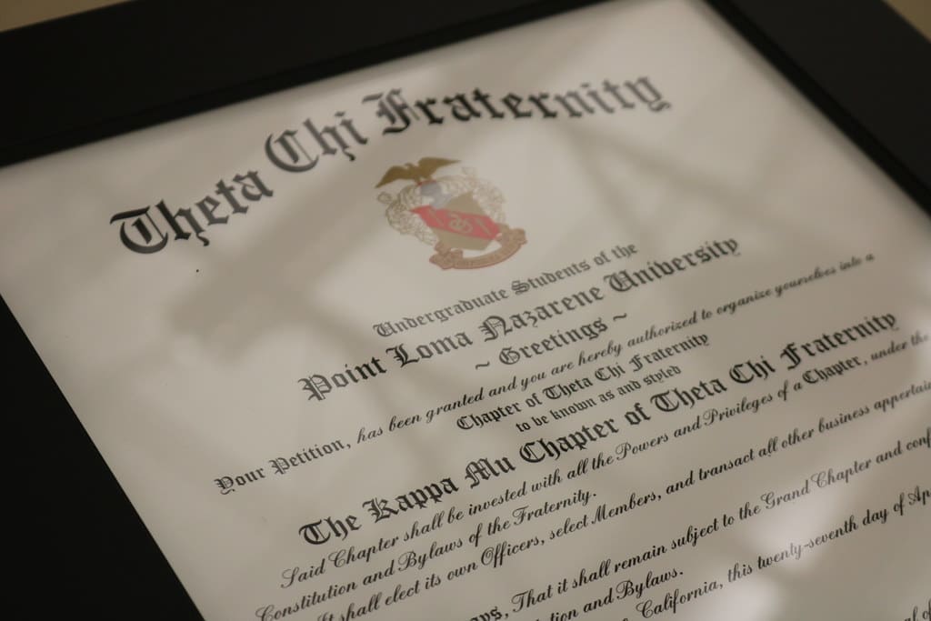 Kappa Mu/Point Loma Nazarene Installation - April 27, 2019