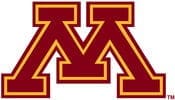 University of Minnesota logo in maroon and gold.