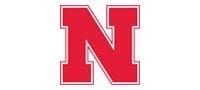 University of Nebraska logo in red and white.