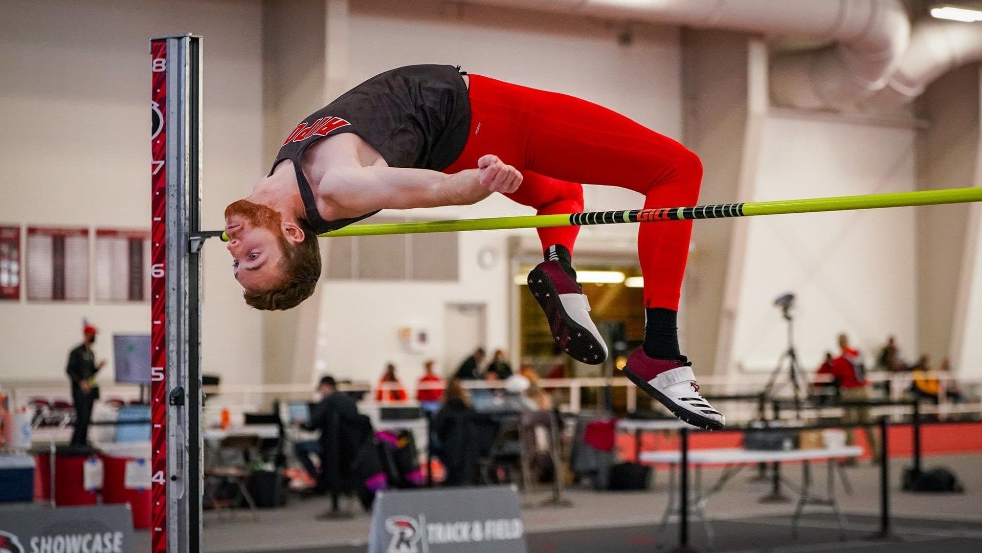 Ben Fisher highjump Ben Fisher highjump