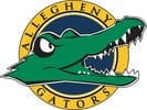 Allegheny Gators logo featuring a green alligator.