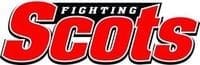 Fighting Scots logo in bold red and black.