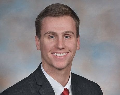 Bryce Fuemmeler - Missouri Smiling young man in formal attire against a neutral background.
