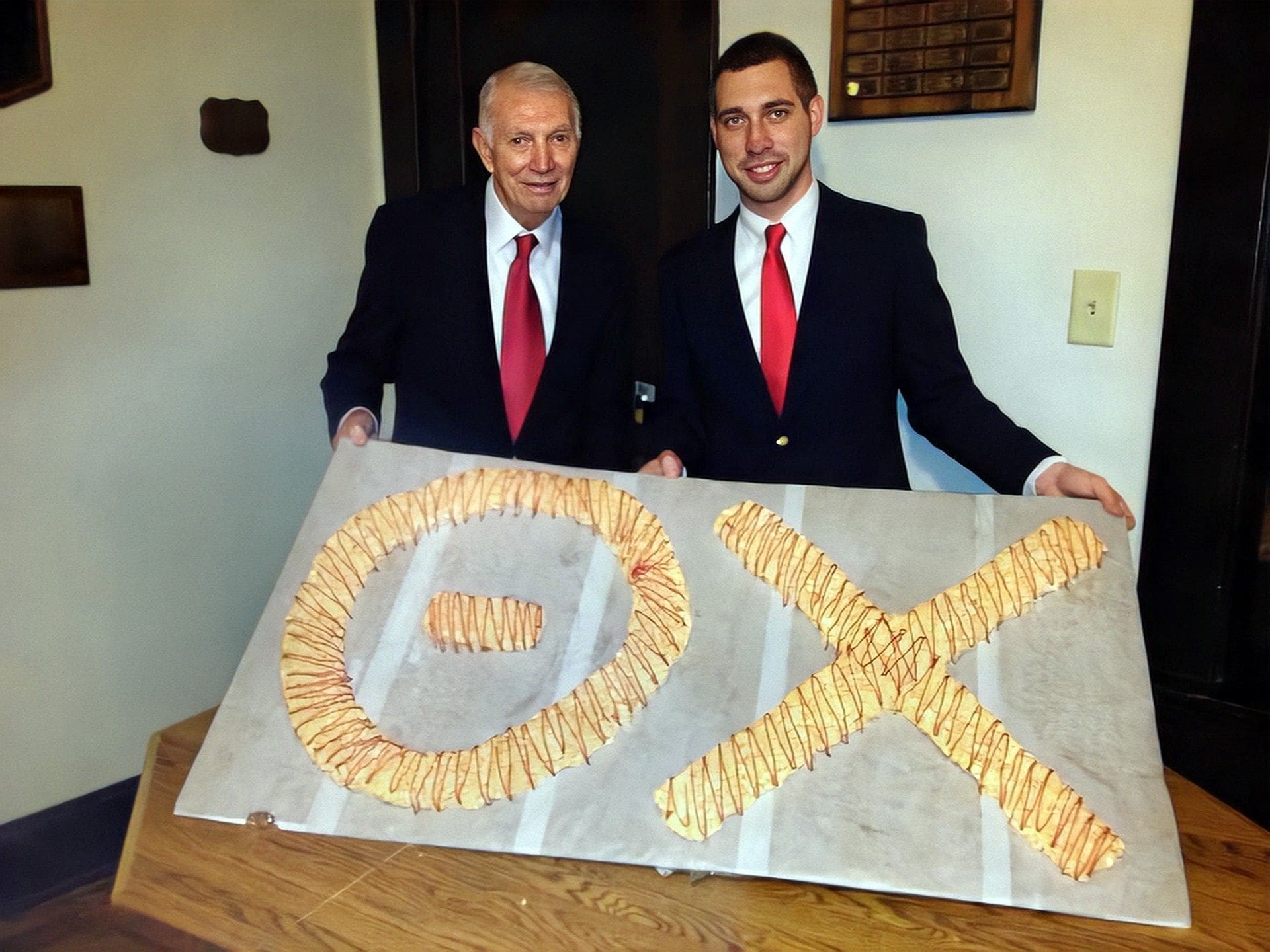 Charlie Ray and Clark Dalton with Pastry Charlie Ray and Clark Dalton with Pastry