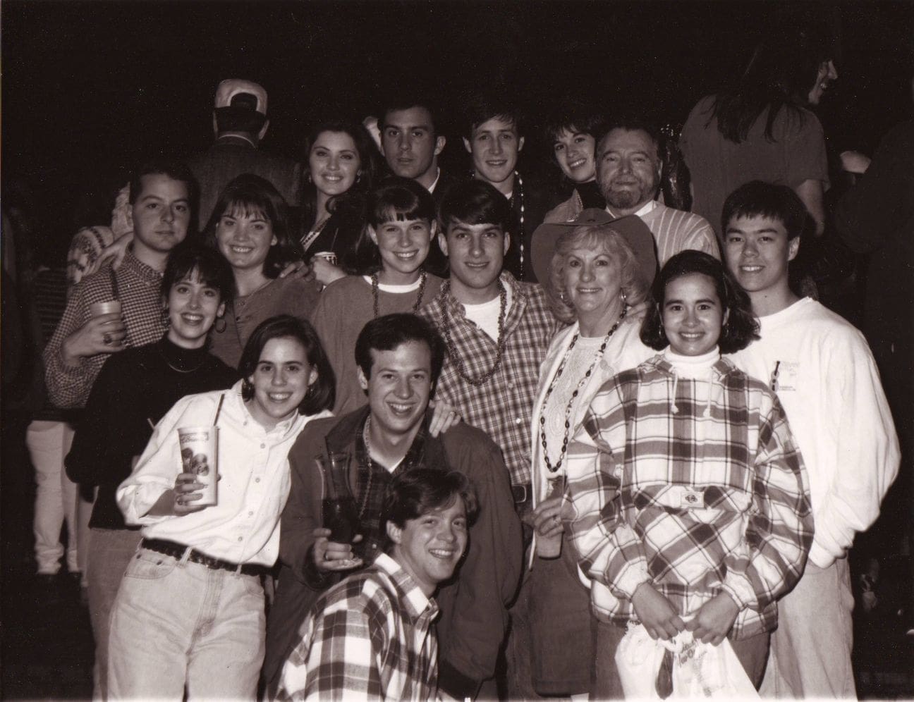 Group of friends posing for a photo together.