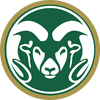 Rams logo featuring a stylized ram's head.