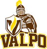Valparaiso University logo featuring a knight and shield.