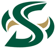 Sacramento State University logo design in green and gold.