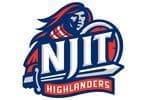 NJIT Highlanders logo featuring a warrior mascot.