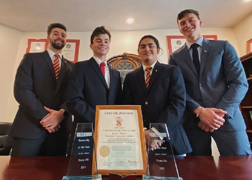 Epsilon Chapter wins Chapter Excellence Award along with Fraternity of the Year from WPI Epsilon Chapter wins Chapter Excellence Award along with Fraternity of the Year from WPI