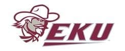 EKU logo featuring a cowboy mascot design.