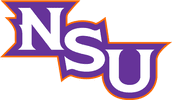 NSU logo in purple and orange colors.
