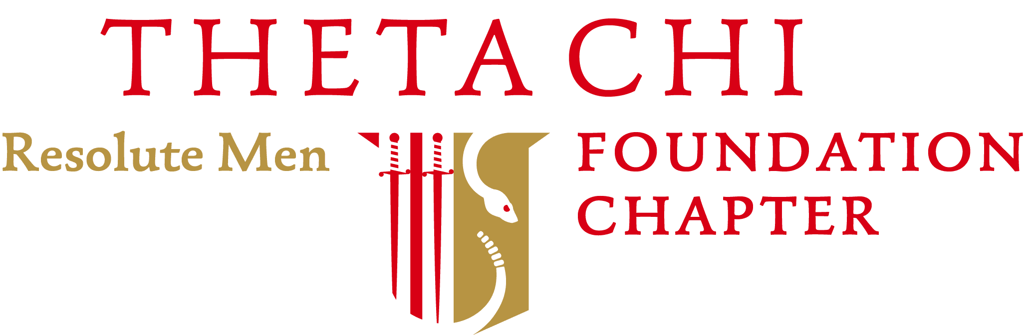 Foundation Chapter Beta Chi Foundation logo with swords and serpent design.