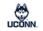 UConn Huskies logo featuring a wolf mascot.