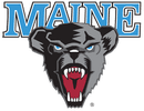 Maine Black Bears logo with fierce bear design.