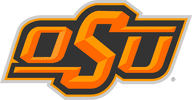 Oklahoma State University logo in orange and black.