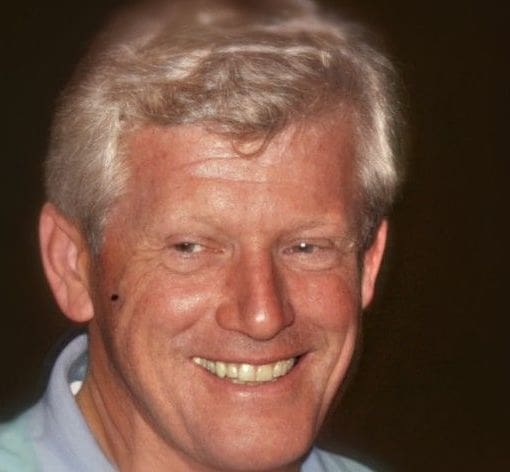 Don Fine grinning Don Fine grinning
