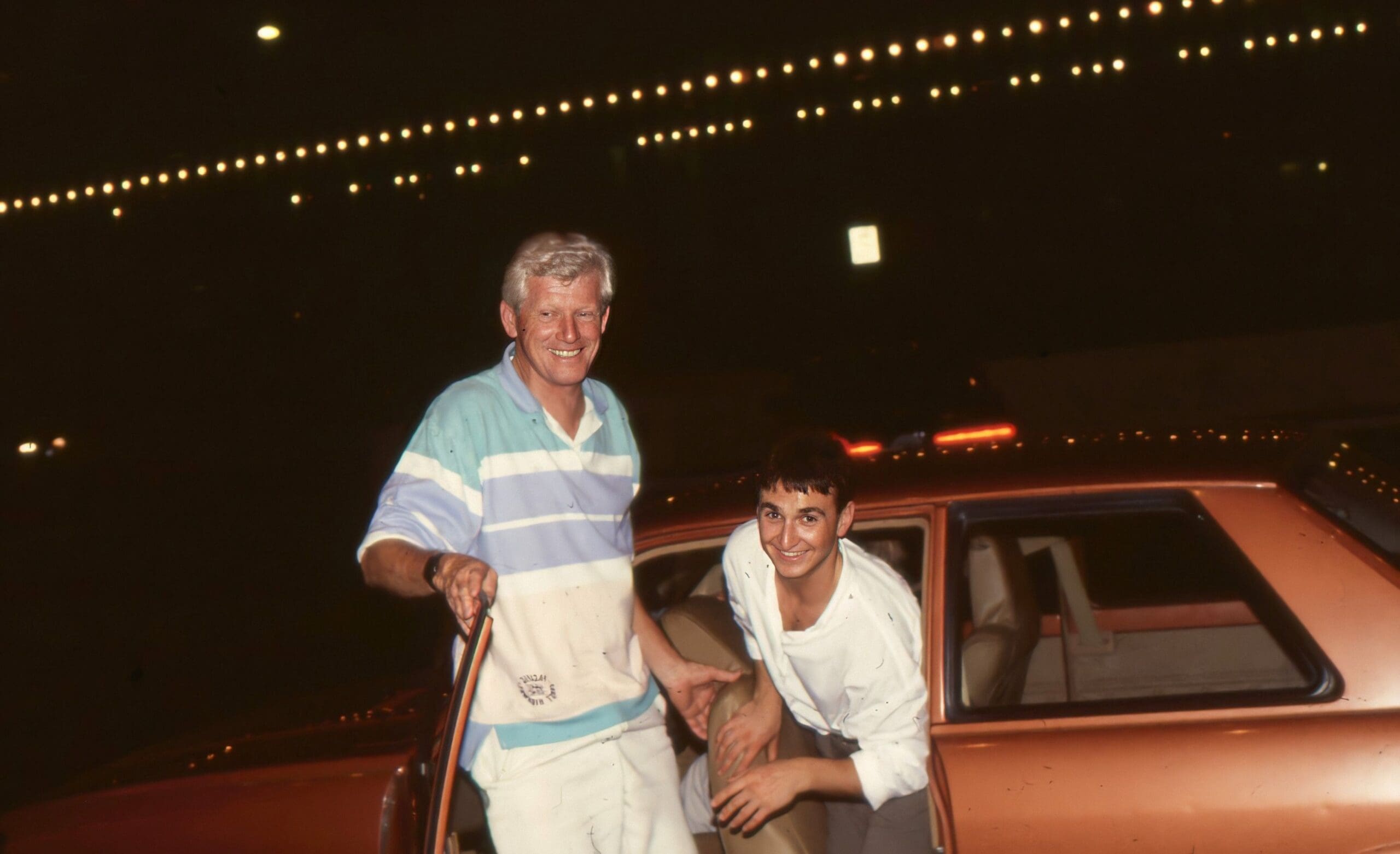 Don Fine in vehicle Don Fine in vehicle
