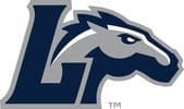 Logo of the Laramie community college Mustangs.