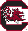 South Carolina Gamecocks logo featuring a Gamecock mascot.