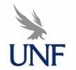 UNF logo featuring an eagle design.