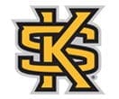 Kennesaw State University logo in black and gold.