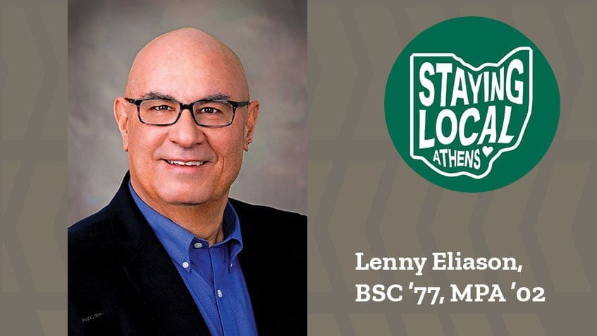 Lenny Eliason Lenny Elias, BSC '77, professional portrait.