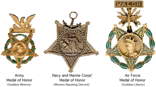 Navy and Marine Corps Medal of Honor display.