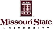 Missouri State University logo with iconic building design.
