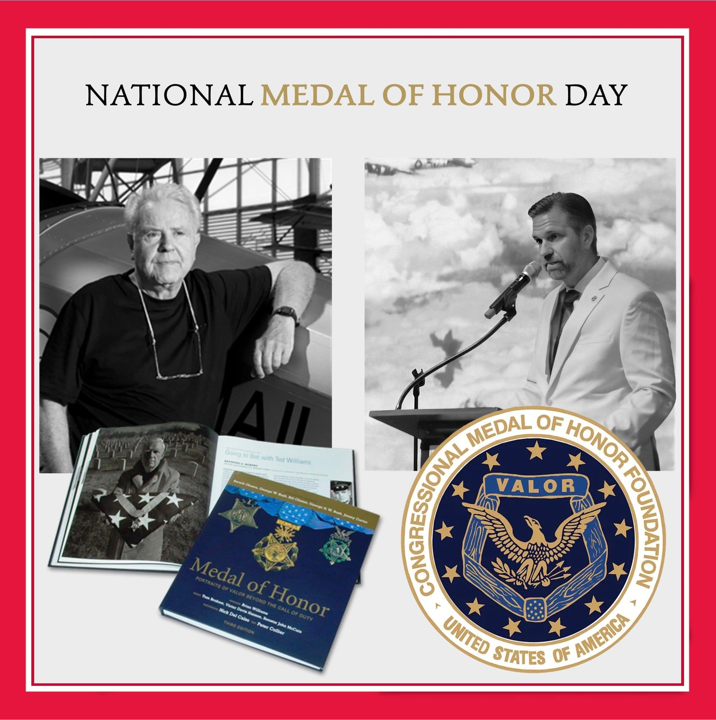 National Medal of Honor Day celebration and memorabilia.