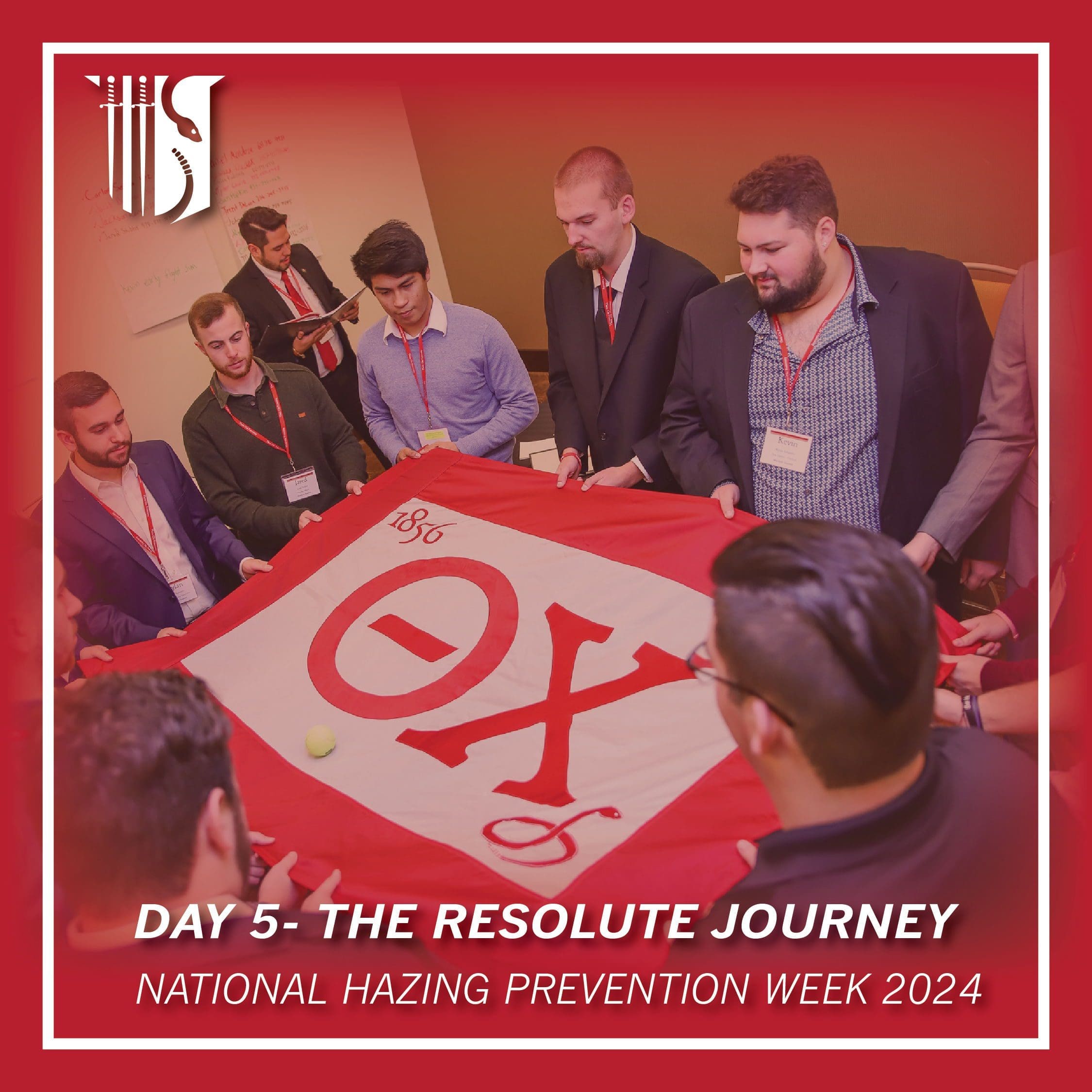 Participants engaging in National Hazing Prevention Week 2024.