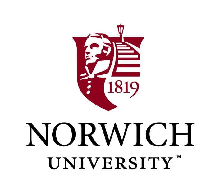 Norwich University logo with founding year 1819.