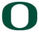 University of Oregon logo in green color.