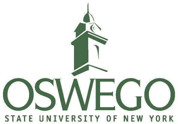 Oswego University logo featuring a clock tower.