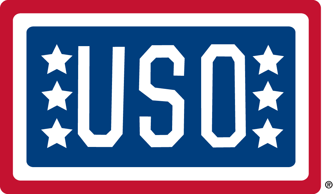 USO logo with red, white, and blue colors.