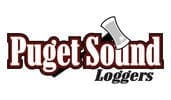 Puget Sound Loggers logo featuring an axe.