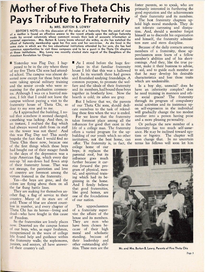 Historical newspaper article discussing Flag Day celebrations.