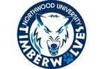 Northwood University Timberwolves logo with wolf design.