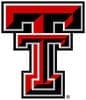 Texas Tech University logo in red and black.