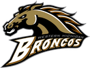 Western Michigan Broncos logo featuring a horse head.