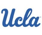 UCLA logo in blue lettering on white background.