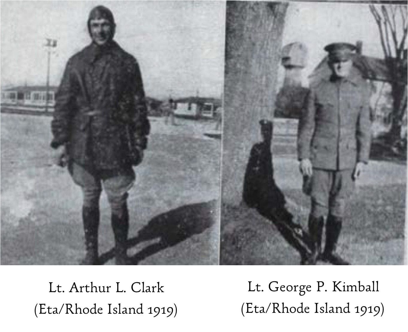 WWI Eta Brothers Historical photos of Lt. Arthur L. Clark and Lt. George P. Kimball.