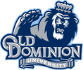 Old Dominion University lion mascot logo design.