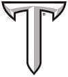 Troy University logo with distinctive T design.