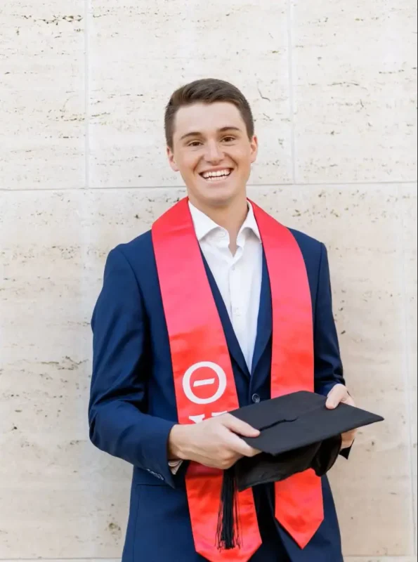 Jacob Balfany graduating