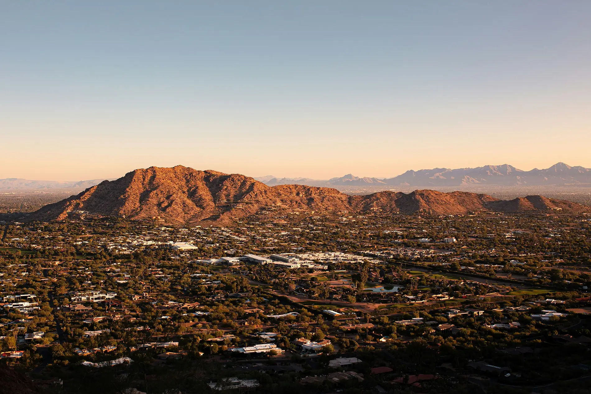 Scottsdale Arizona aerial photo