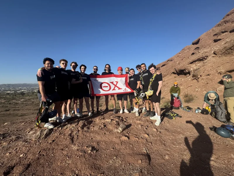 Theta Chi brothers in Scottsdale Arizona