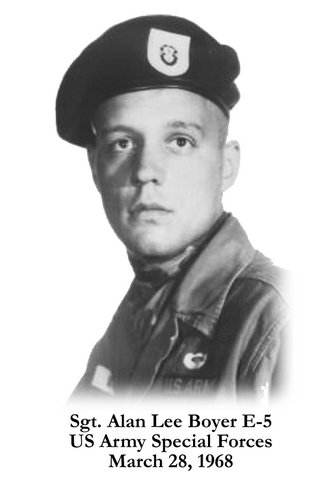 a vintage photo of Sgt. Alan Lee Boyer