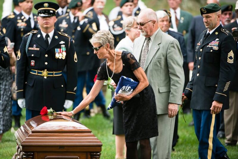 Alan's funeral service